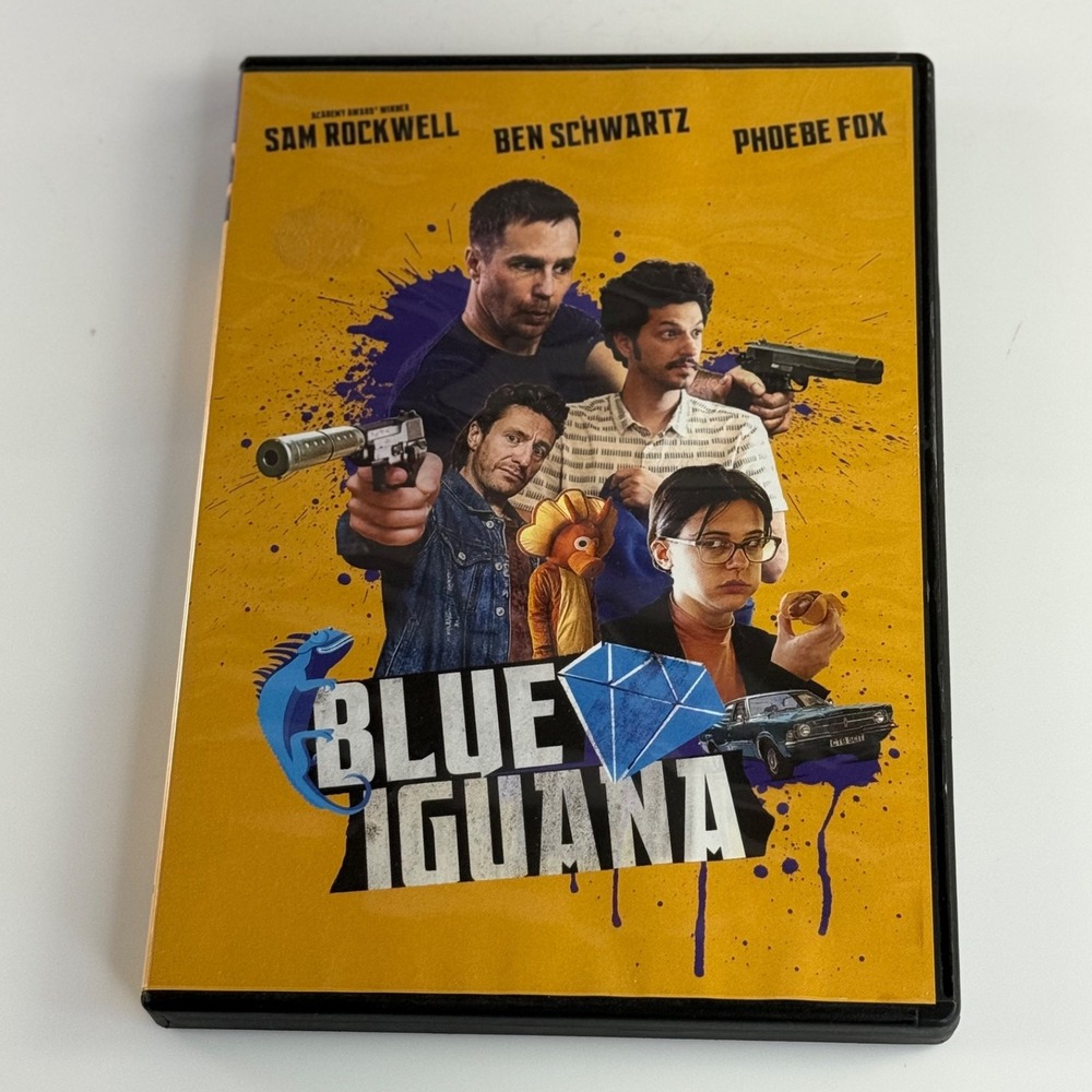 Blue Iguana DVD 2018 Sam Rockwell Ben Schwartz Comedy Unrated Widescreen